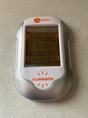 Sudoku Illuminated Handheld Electronic Game Techno Source Touch Screen